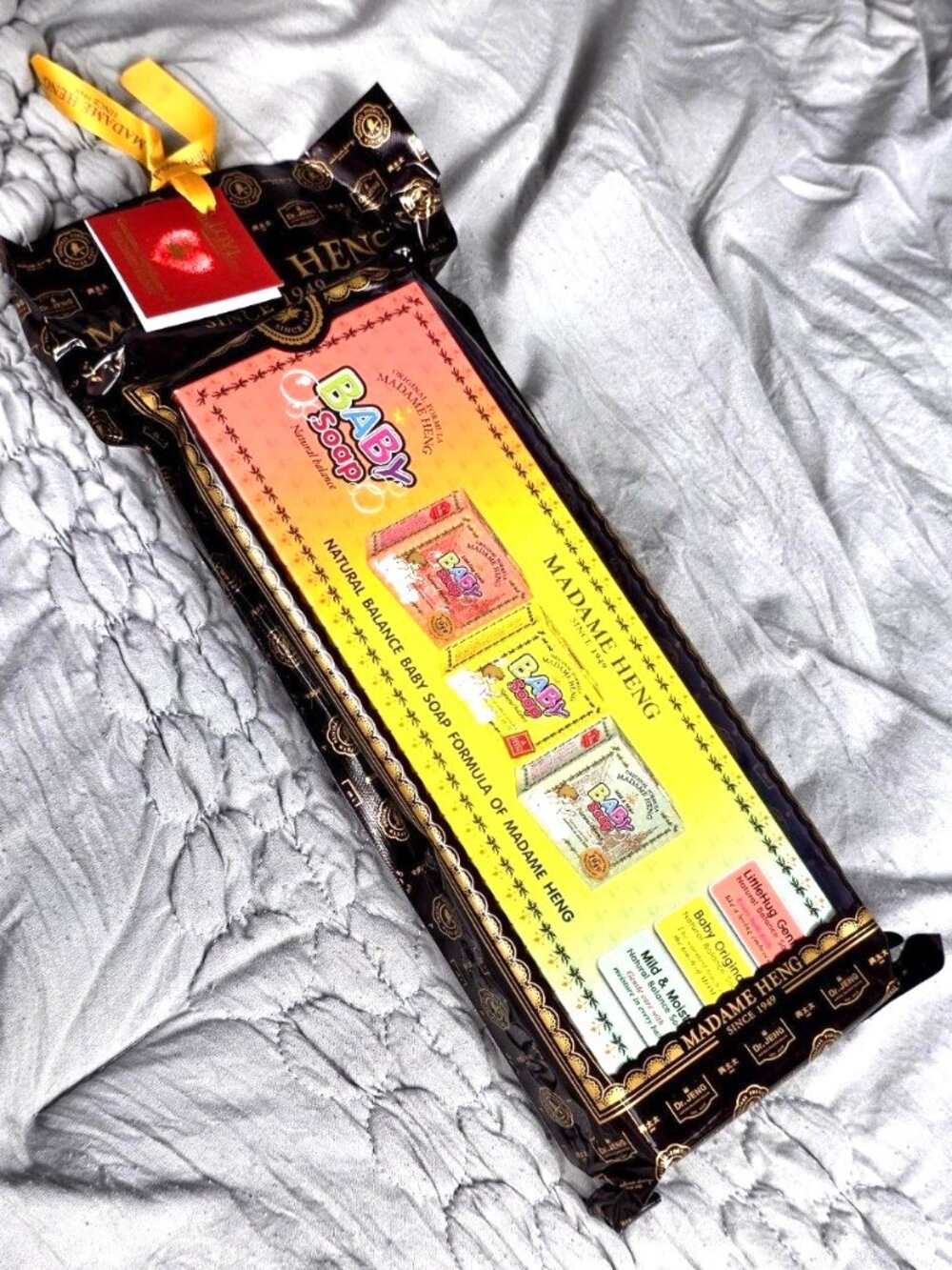 Authentic Madame Heng Natural Balance Baby Soap Gift Set from Thailand.This prem